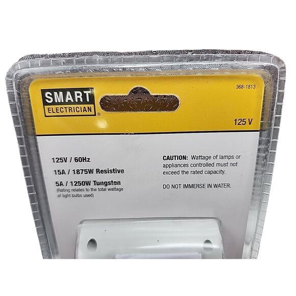 Smart Electrician Intertek Mechanical 24-Hour Indoor Plug-In Programmable Timer - Picture 5 of 6